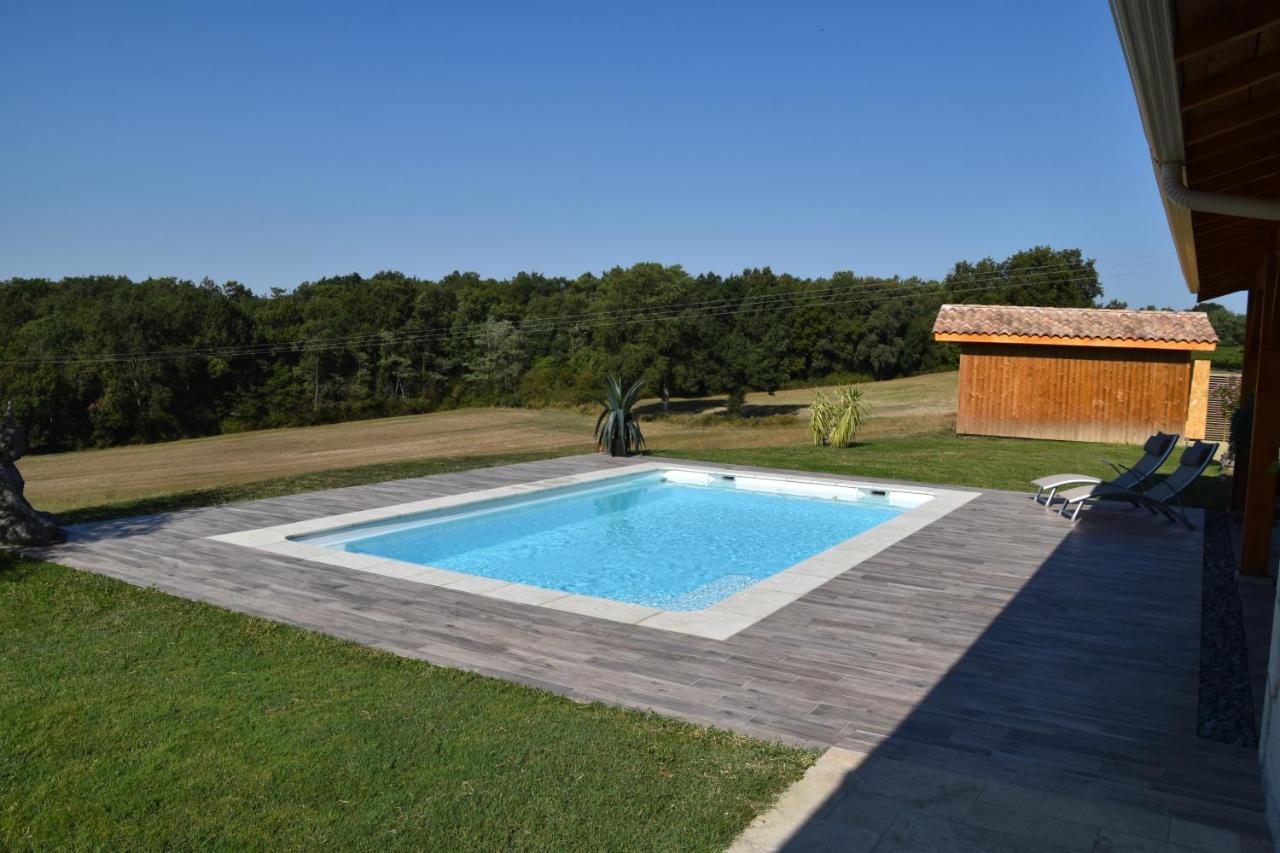 Le Refuge Des Epicuriens Villa Eymet Bagian luar foto