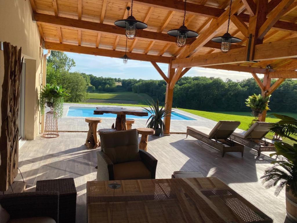 Le Refuge Des Epicuriens Villa Eymet Bagian luar foto