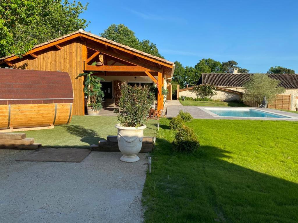Le Refuge Des Epicuriens Villa Eymet Bagian luar foto