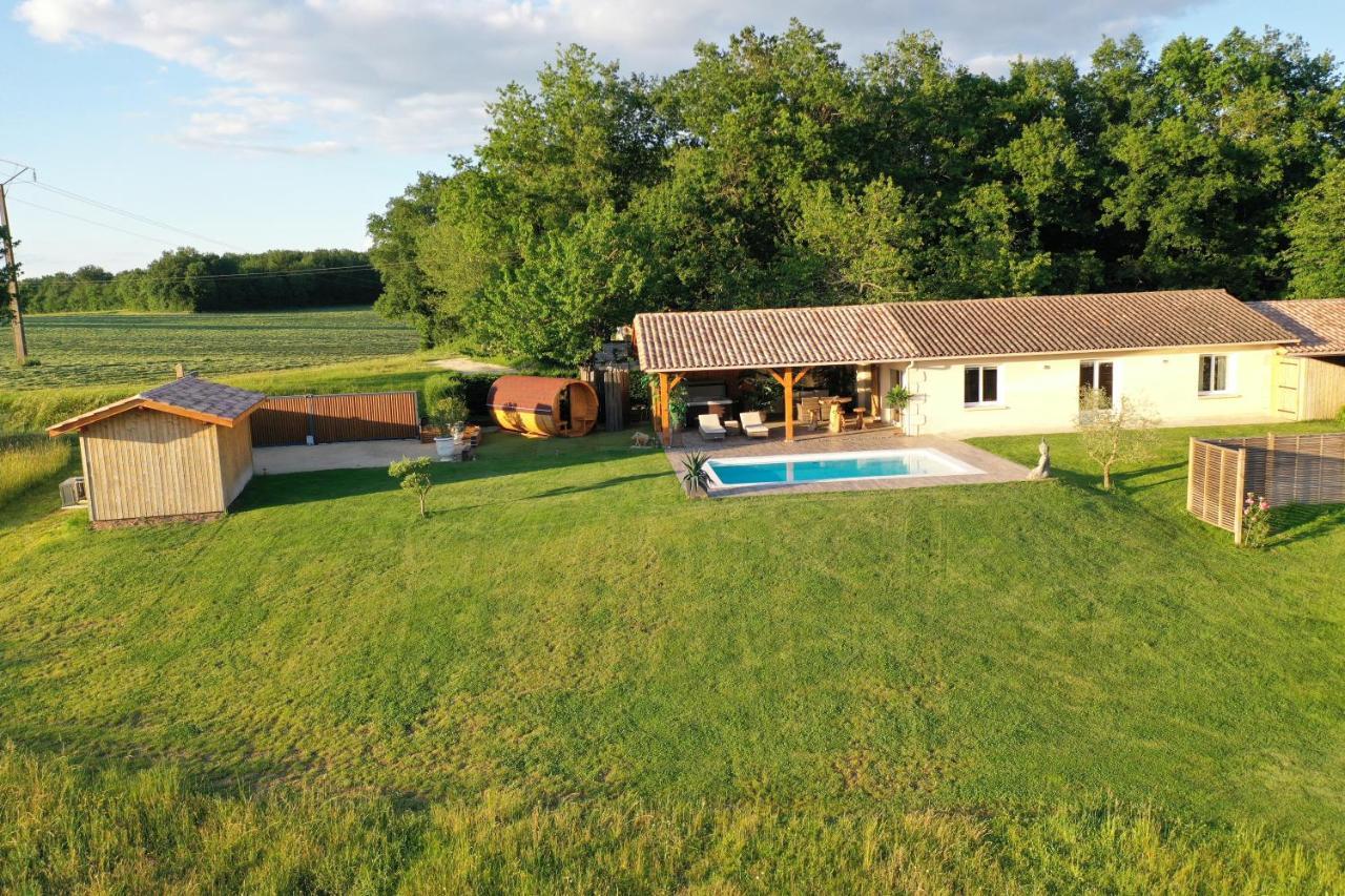 Le Refuge Des Epicuriens Villa Eymet Bagian luar foto