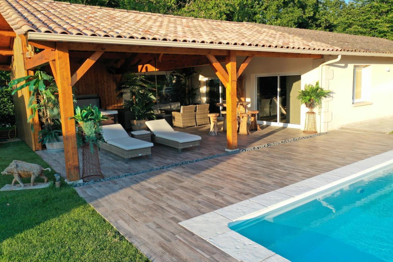 Le Refuge Des Epicuriens Villa Eymet Bagian luar foto