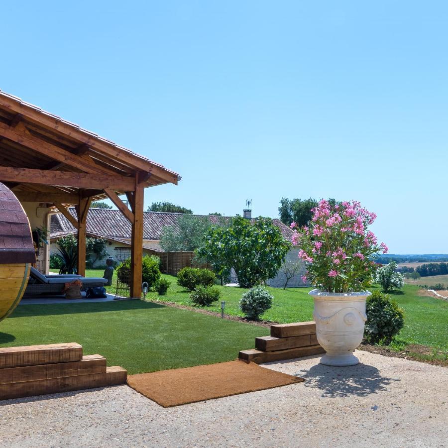 Le Refuge Des Epicuriens Villa Eymet Bagian luar foto